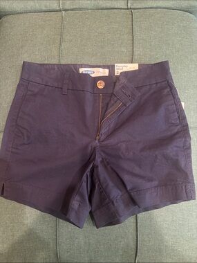Old Navy Navy High-Waist Everyday Shorts